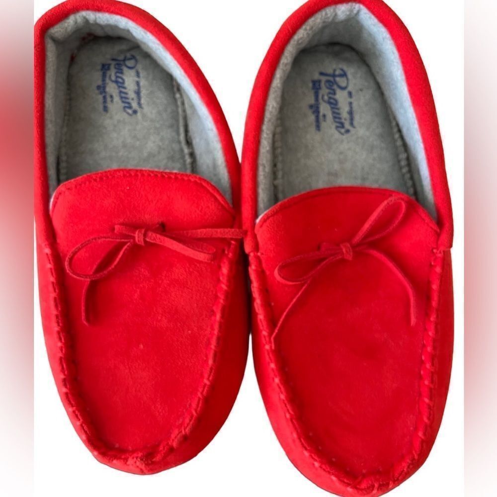 NWOT Penguin by Munsingwear red Boater Moccasins size 6